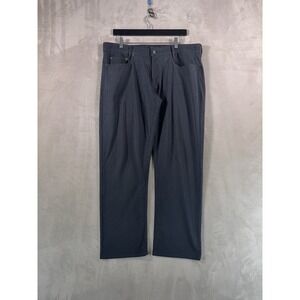 MAC Jeans Mens Size 38x28 Gray‎ Wash Straight Leg Stretch Casual Commute